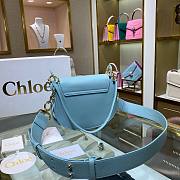Chloé Small Tess Shoulder In Shiny & Suede Calfskin Bag - CHC18W - 20x18.5x7cm - 3