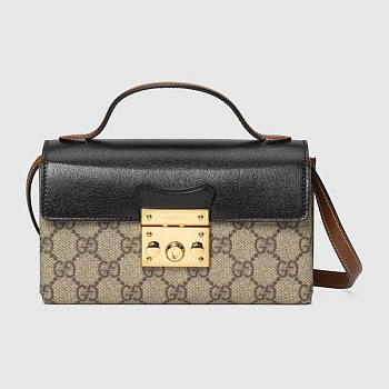 Gucci Padlock Mini Beige and Ebony Bag - 652683 - 18x10x5cm
