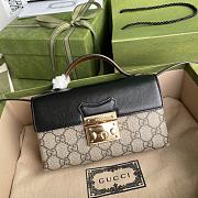 Gucci Padlock Mini Beige and Ebony Bag - 652683 - 18x10x5cm - 6