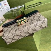 Gucci Padlock Mini Beige and Ebony Bag - 652683 - 18x10x5cm - 4