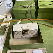 Gucci Padlock Mini White Leather Bag - 652683 - 18x10x5cm - 4