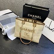 Chanel Deauville Mixed Fibers Calfskin-  A66941 - 33x14.5x25cm - 4