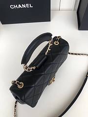 Chanel Circular Handle Flap Bag - AS1358 - 24x15x6cm - 4