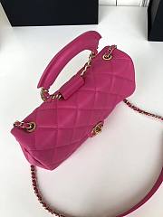 Chanel Circular Handle Flap Bag Pink - AS1358 - 24x15x6cm - 3