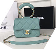 Chanel Small Circular Handle Bag - AS1357 - 20x18x7.5cm - 1