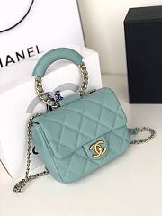 Chanel Small Circular Handle Bag - AS1357 - 20x18x7.5cm - 6