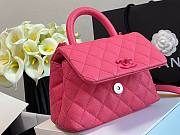 Chanel Small Coco Handle Bag Pink - A92990 - 13×19×9cm - 5