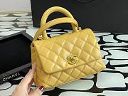 Chanel Small Coco Handle Bag Yellow - A92990 - 13×19×9cm - 5