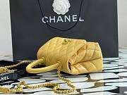 Chanel Small Coco Handle Bag Yellow - A92990 - 13×19×9cm - 6