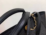 Chanel Large Deauville Shopping Bag Black - A66941 - 38cm - 6