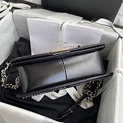 Chanel Calfskin Chain Around Black Boy Bag - A67086 - 15x25x9cm - 5