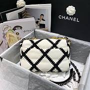 Chanel 19 Calfskin Crochet Flap Bag- AS1160 - 26cm - 3