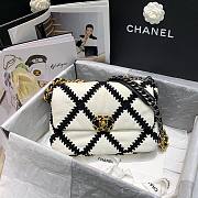 Chanel 19 Calfskin Crochet Flap Bag- AS1160 - 26cm - 4