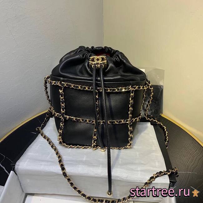 Chanel Large Lambskin Drawstring Bag- AS2252 - 15x20x15cm - 1
