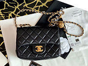 Chanel Lambskin Flap Bag Black - AS1786 - 17cm - 1