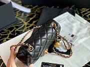 Chanel Lambskin Flap Bag Black - AS1786 - 17cm - 3