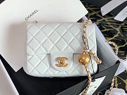 Chanel Lambskin Flap Bag White - AS1786 - 17cm - 1