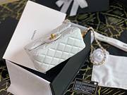 Chanel Lambskin Flap Bag White - AS1786 - 17cm - 4