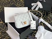 Chanel Lambskin Flap Bag White - AS1786 - 17cm - 6