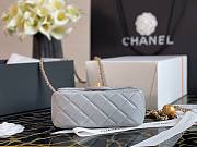 Chanel Lambskin Flap Bag Cornflower - AS1786 - 17cm - 5