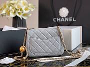 Chanel Lambskin Flap Bag Cornflower - AS1786 - 17cm - 3