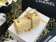 Chanel Lambskin Flap Bag Yellow - AS1786 - 17cm - 3