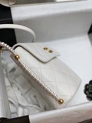 Chanel Small Pearl Chain Hobo Bag- AS2503 - 20x19x8cm - 5