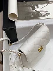 Chanel Small Pearl Chain Hobo Bag- AS2503 - 20x19x8cm - 2