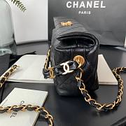 Chanel Small CC Wrapped Strap Bag Black- AS2479 - 13 × 19 × 7 cm - 5