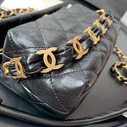 Chanel Small CC Wrapped Strap Bag Black- AS2479 - 13 × 19 × 7 cm - 3