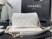 Chanel Small CC Wrapped Strap Bag White- AS2479 - 13 × 19 × 7 cm - 4