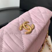 Chanel Small CC Wrapped Strap Bag Pink - AS2479 - 13 × 19 × 7 cm - 6