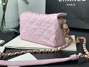 Chanel Small CC Wrapped Strap Bag Pink - AS2479 - 13 × 19 × 7 cm - 4