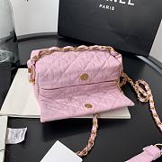 Chanel Small CC Wrapped Strap Bag Pink - AS2479 - 13 × 19 × 7 cm - 3