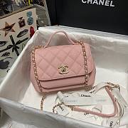 Chanel Mini Flap Bag Gold-Tone Metal Pink - A93749 - 19x7x14cm - 1