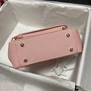 Chanel Mini Flap Bag Gold-Tone Metal Pink - A93749 - 19x7x14cm - 3