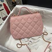 Chanel Mini Flap Bag Gold-Tone Metal Pink - A93749 - 19x7x14cm - 2
