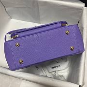 Chanel Mini Flap Bag Gold-Tone Metal Purple- A93749 - 19x7x14cm - 4