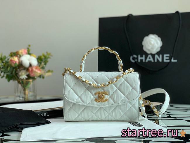 Chanel Small CC Wrapped Handle Bag- AS2478 - 22.5x15x9cm - 1