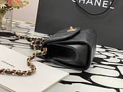 Chanel Small CC Wrapped Handle Bag Black- AS2478 - 22.5x15x9cm - 4