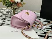 Chanel Small CC Wrapped Handle Bag Pink- AS2478 - 22.5x15x9cm - 5