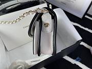 Chanel Mini Round Messenger Bag White - AS2465 - 17cm - 2