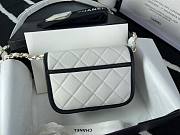 Chanel Mini Round Messenger Bag White - AS2465 - 17cm - 3
