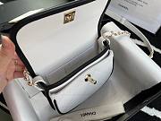 Chanel Mini Round Messenger Bag White - AS2465 - 17cm - 5