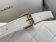 Chanel Mini Round Messenger Bag White - AS2465 - 17cm - 6
