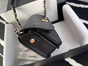 Chanel Mini Round Messenger Bag Black - AS2465 - 17cm - 5