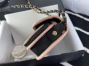 Chanel Mini Round Messenger Bag Black/Pink - AS2465 - 17cm - 4