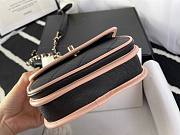 Chanel Mini Round Messenger Bag Black/Pink - AS2465 - 17cm - 3