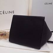Celine Supple Grained Calfskin Small Big Bag Anthracite Black - 24x26x22cm - 2