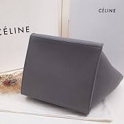 Celine Supple Grained Calfskin Small Big Bag Anthracite Grey - 24x26x22cm - 4